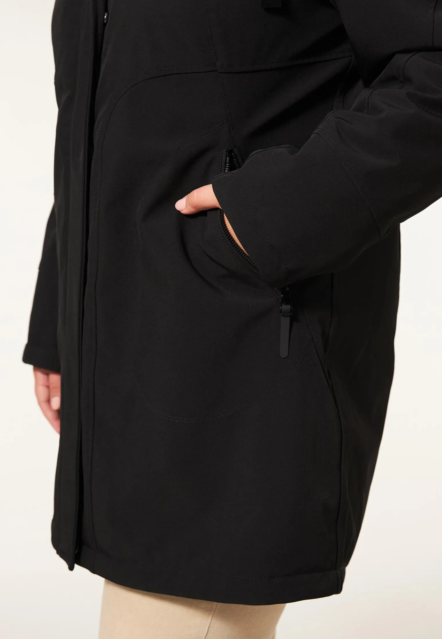 New Miss Etam Jas softshell Zwart