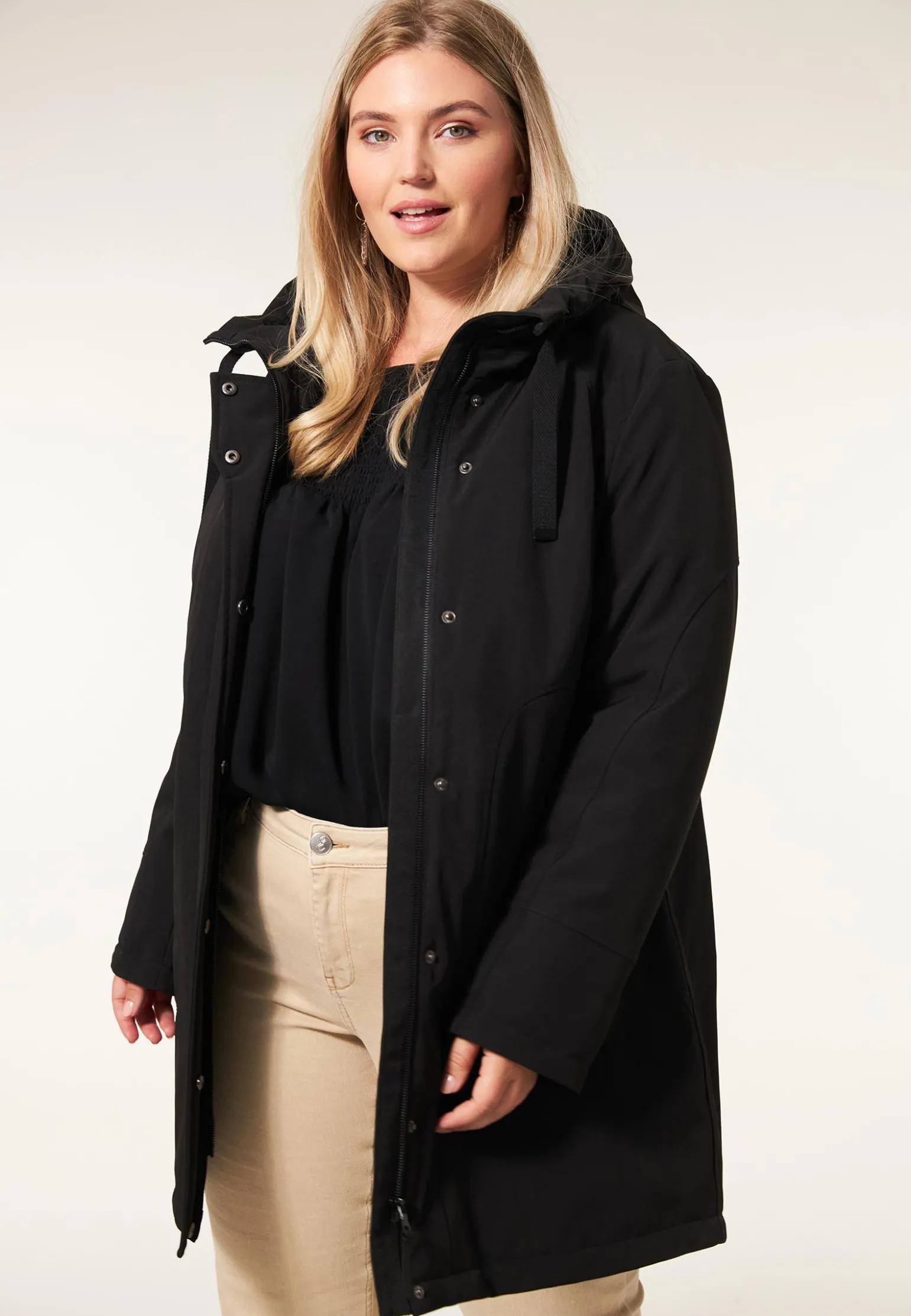 New Miss Etam Jas softshell Zwart