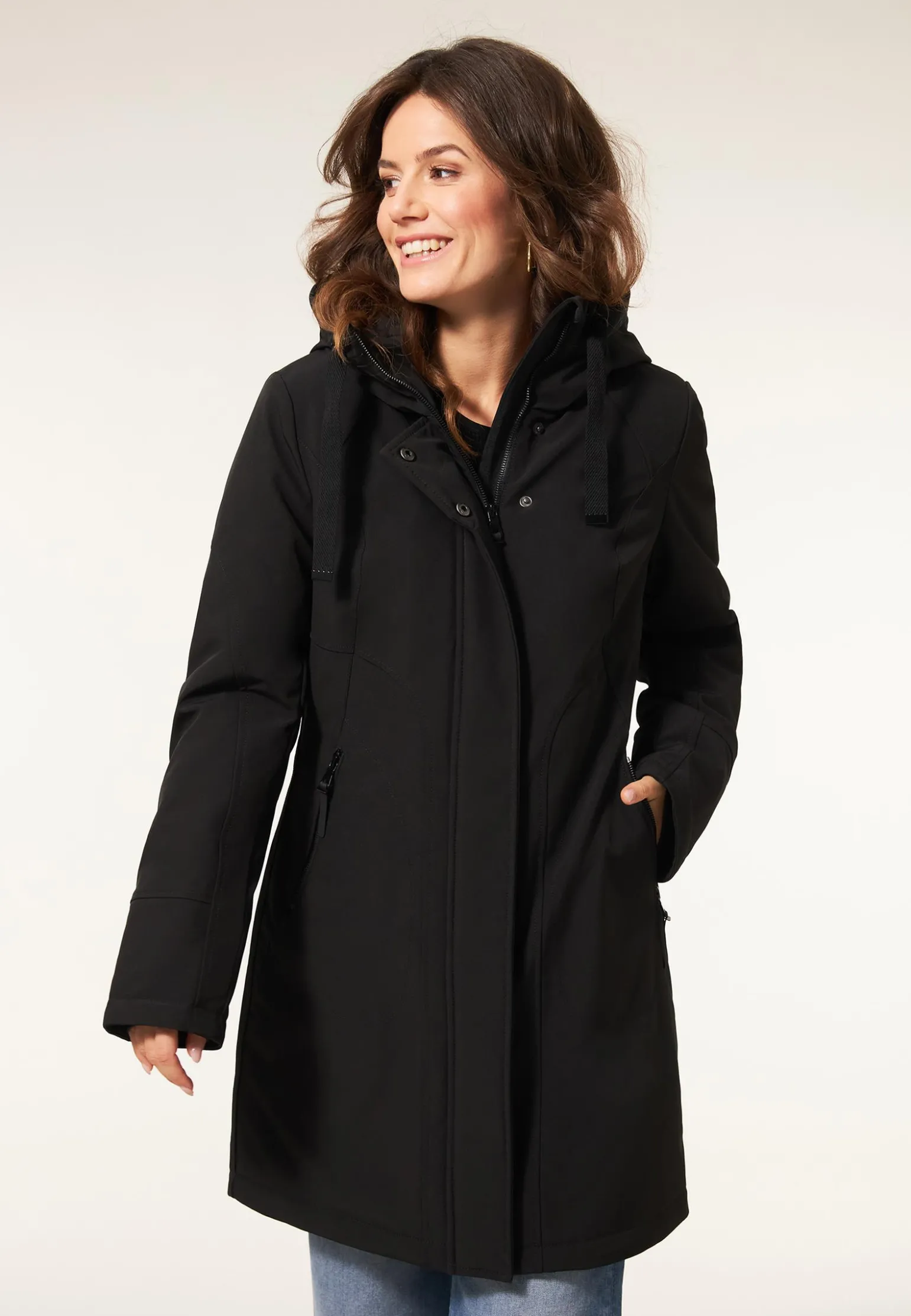 Clearance Miss Etam Jas softshell Zwart