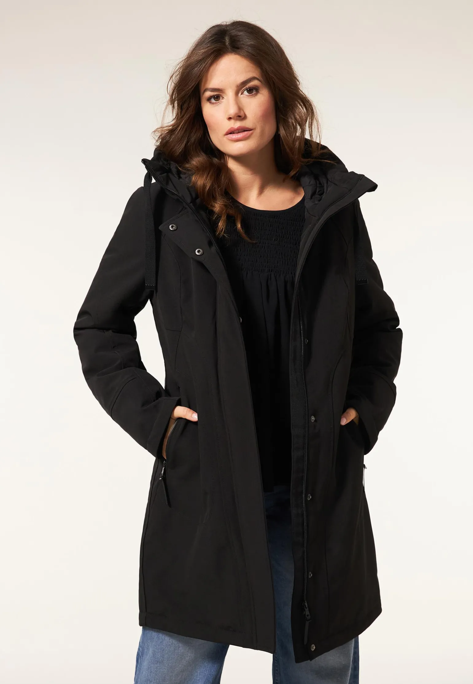 Clearance Miss Etam Jas softshell Zwart