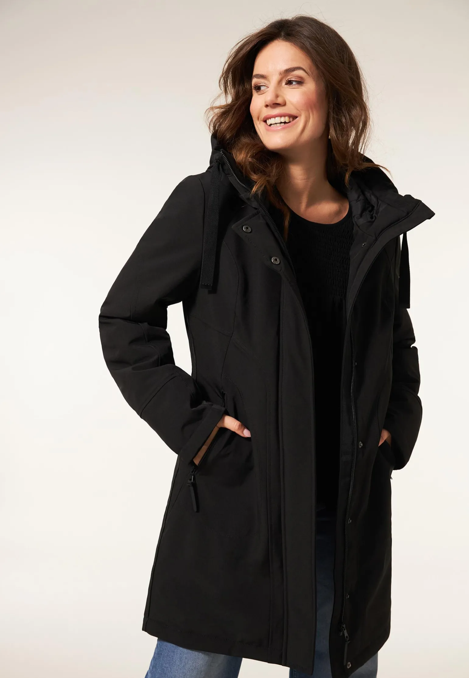 Clearance Miss Etam Jas softshell Zwart