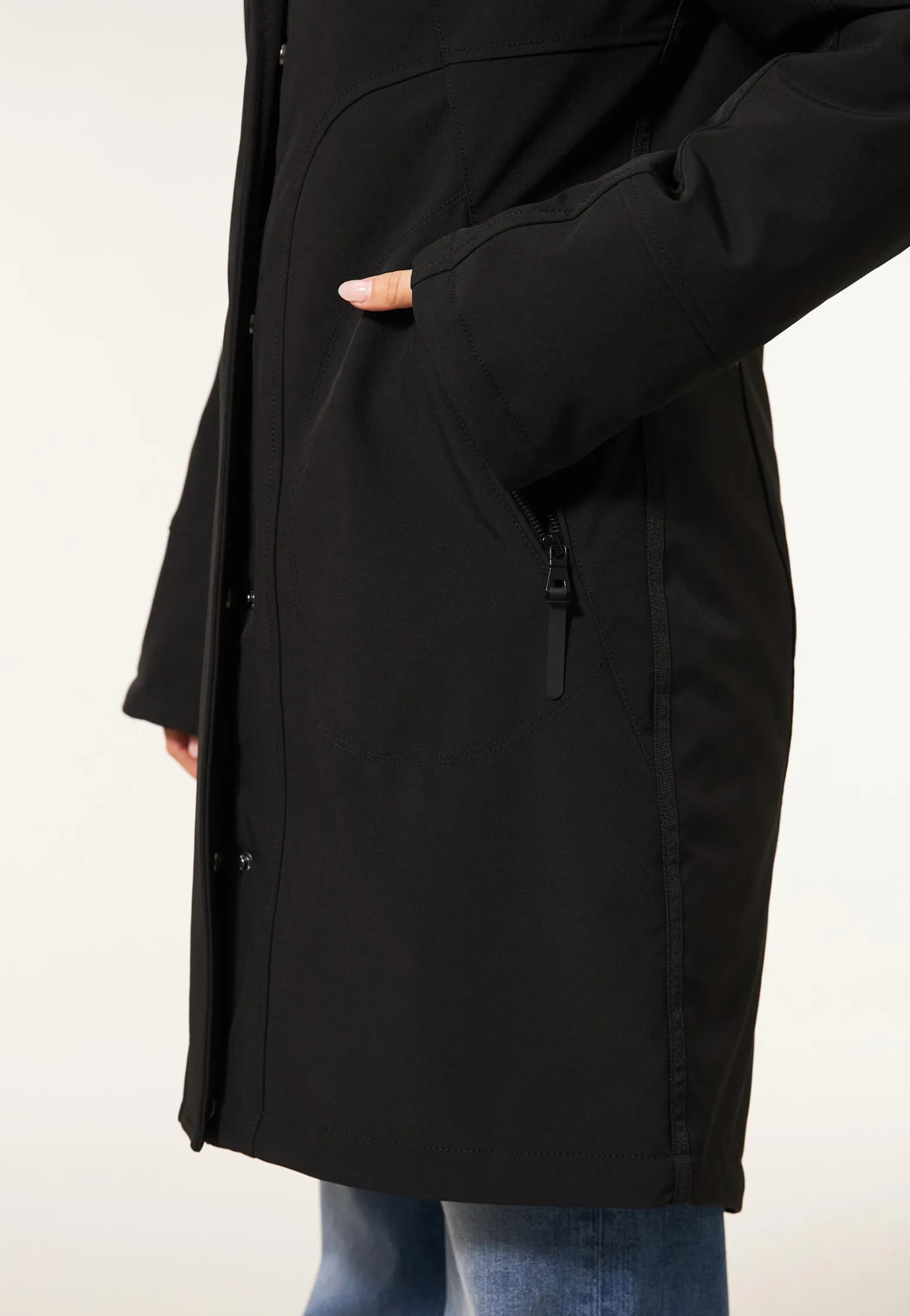 Clearance Miss Etam Jas softshell Zwart