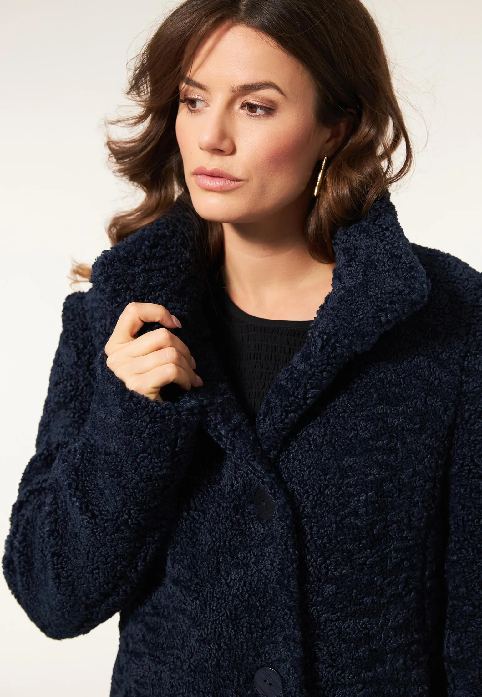 Outlet Miss Etam Jas teddy blauw Donkerblauw