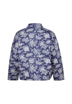 Outlet Miss Etam Jasje padded print blauw Multi stone blue