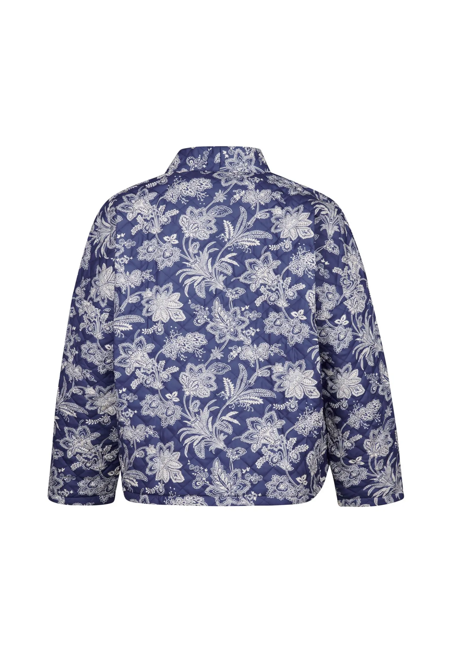 Outlet Miss Etam Jasje padded print blauw Multi stone blue