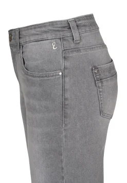 Online Miss Etam Jeans bermuda Grijs