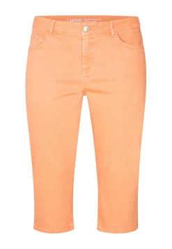 New Miss Etam Jeans capri oranje Coral