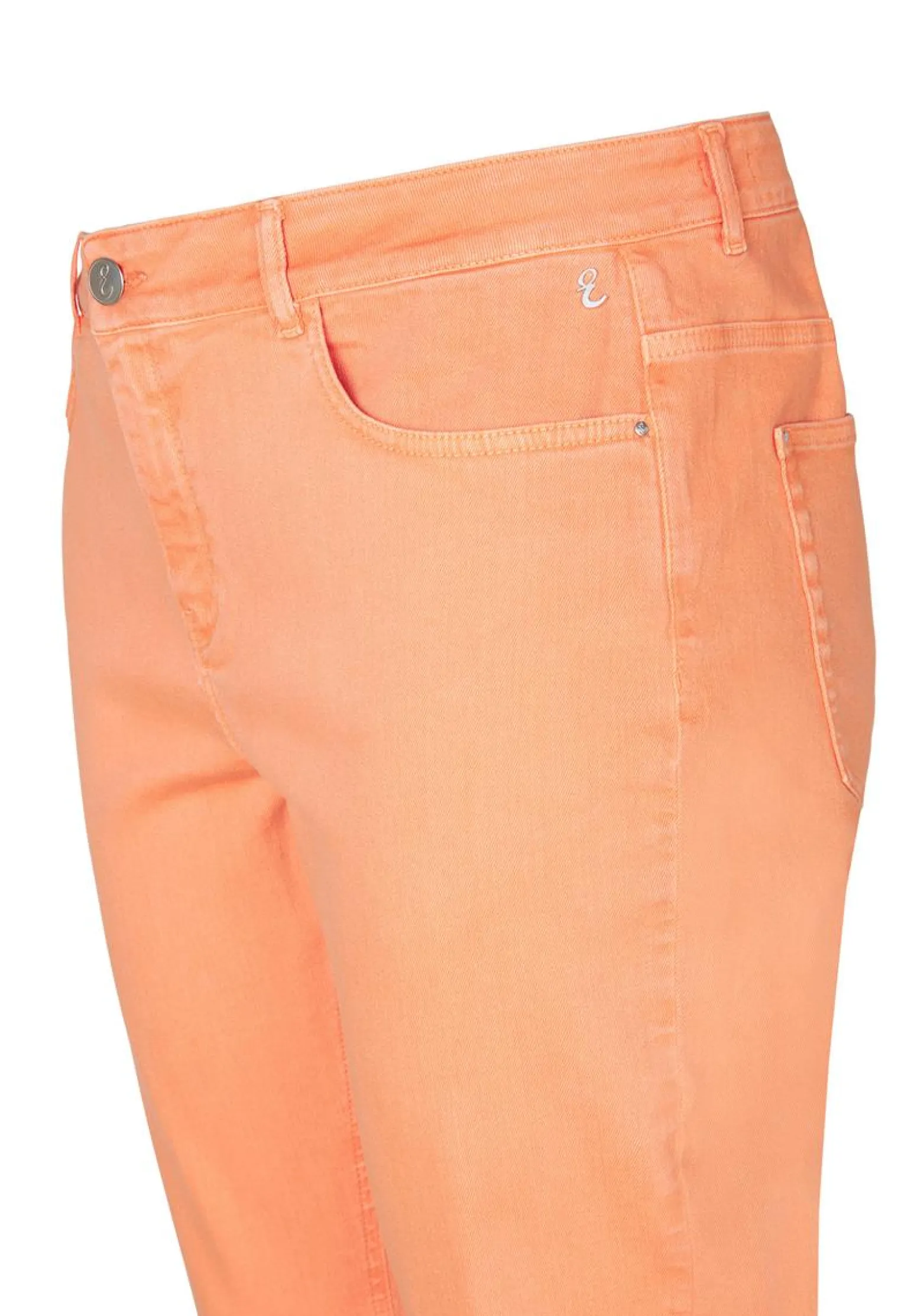 New Miss Etam Jeans capri oranje Coral