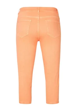 Outlet Miss Etam Jeans capri oranje Coral