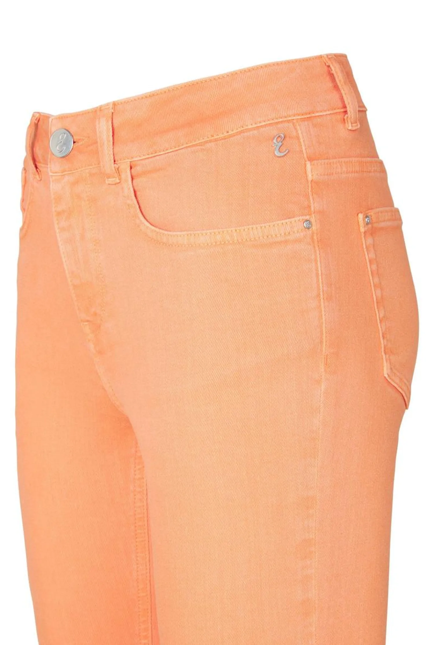 Outlet Miss Etam Jeans capri oranje Coral