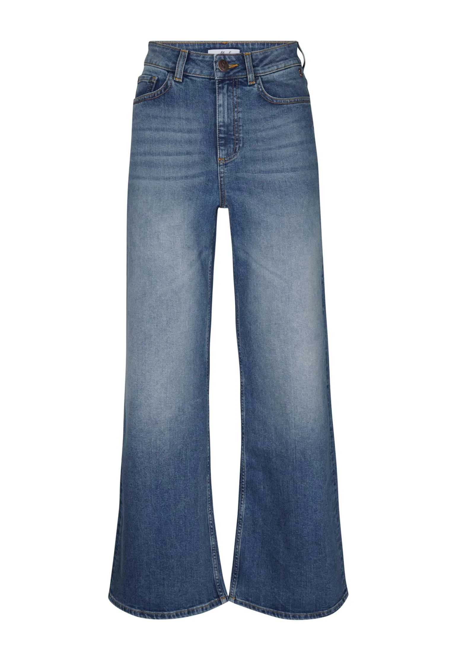 Online Miss Etam Jeans extra wide leg blauw 32" Medium denim