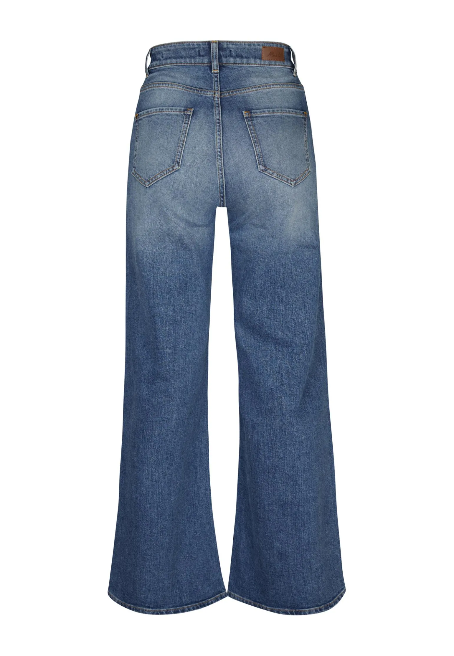 Online Miss Etam Jeans extra wide leg blauw 32" Medium denim