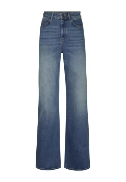 Online Miss Etam Jeans extra wide leg blauw 36" Medium denim