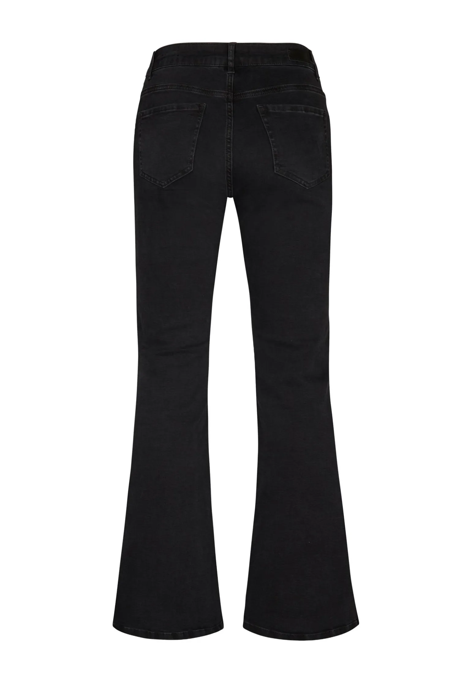 Online Miss Etam Jeans flared details zwart 32" Grijs