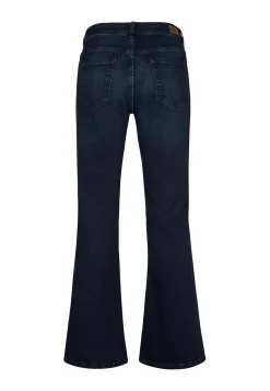 Outlet Miss Etam Jeans flared leg blauw Dark denim