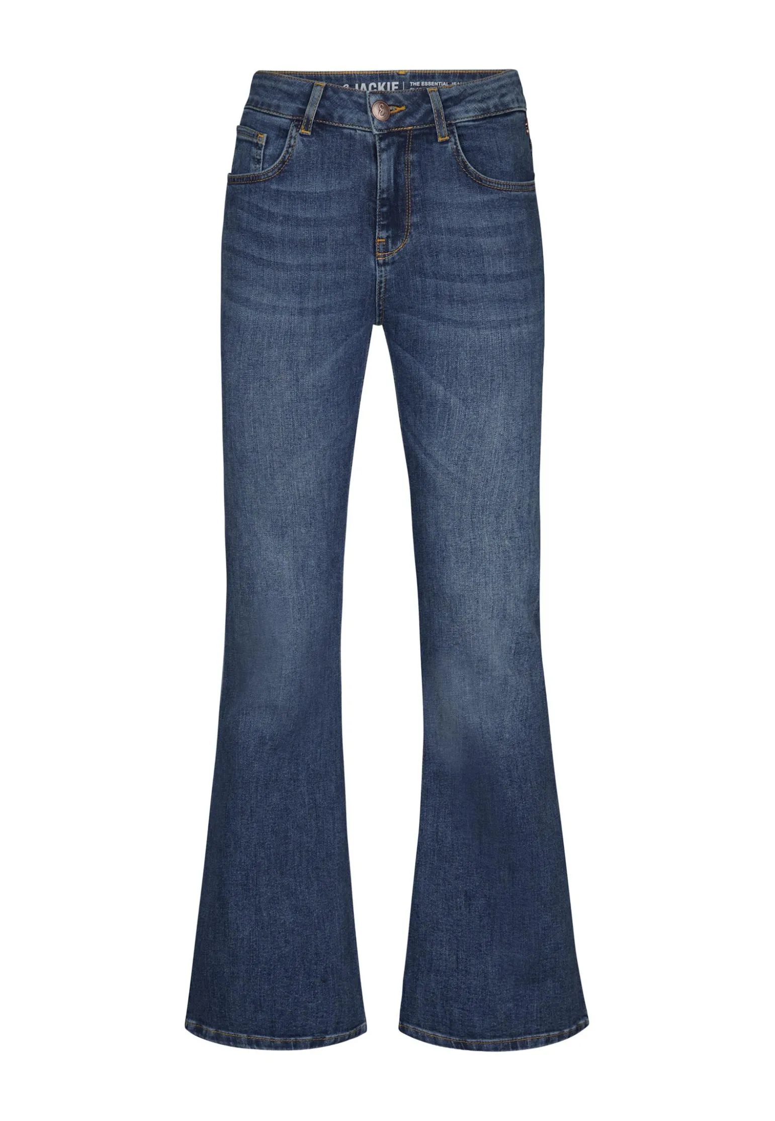 Hot Miss Etam Jeans flared leg blauw Medium denim