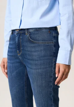 Hot Miss Etam Jeans flared leg blauw Medium denim