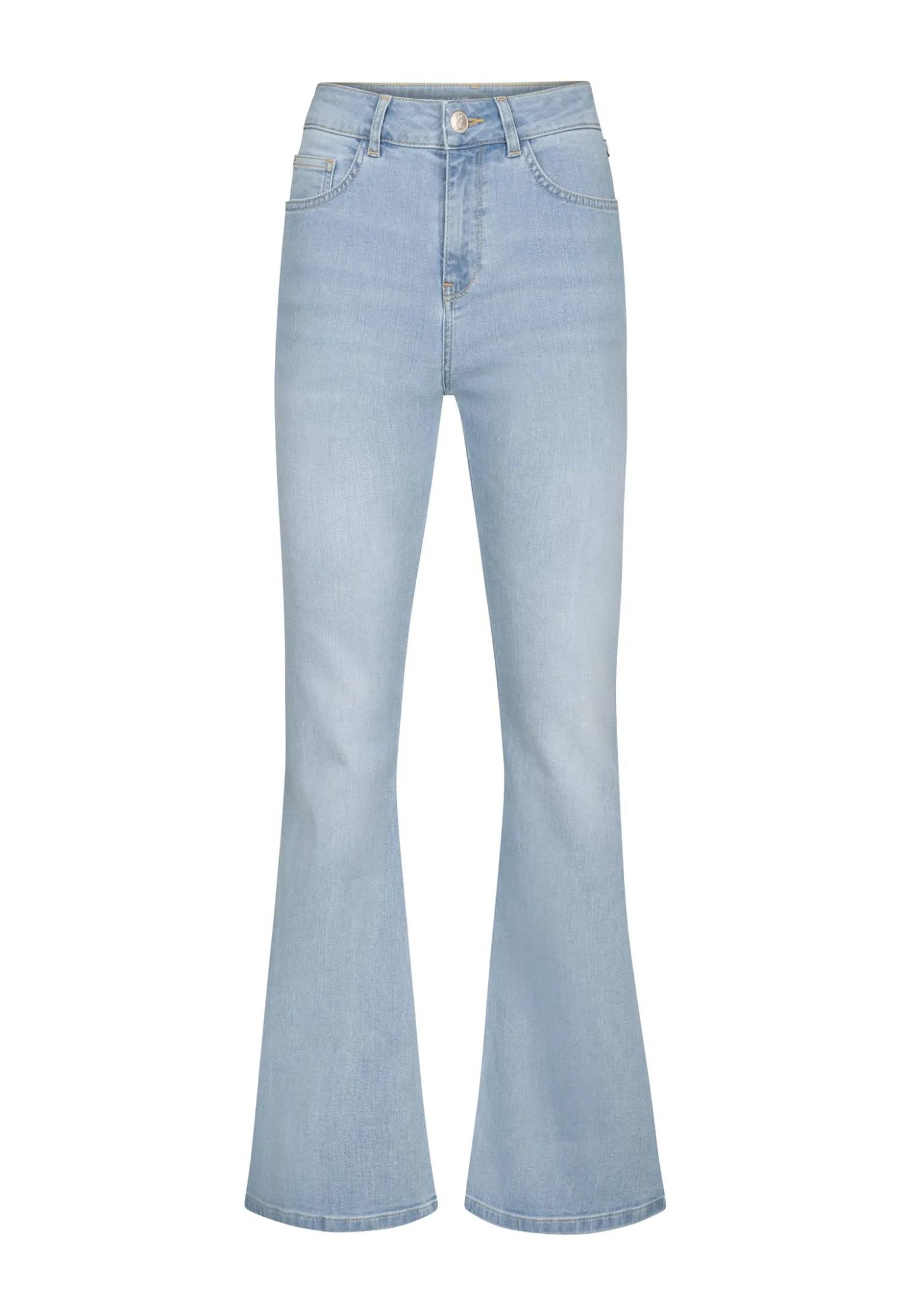Clearance Miss Etam Jeans flared leg blauw Bleached