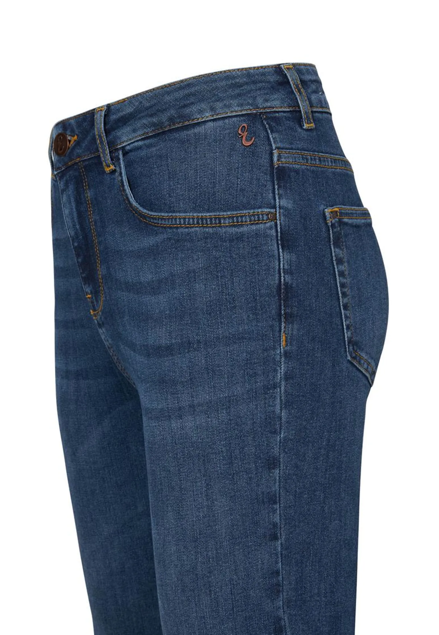 Best Miss Etam Jeans flared leg blauw Medium denim