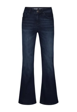 Hot Miss Etam Jeans flared leg blauw 32" Dark denim