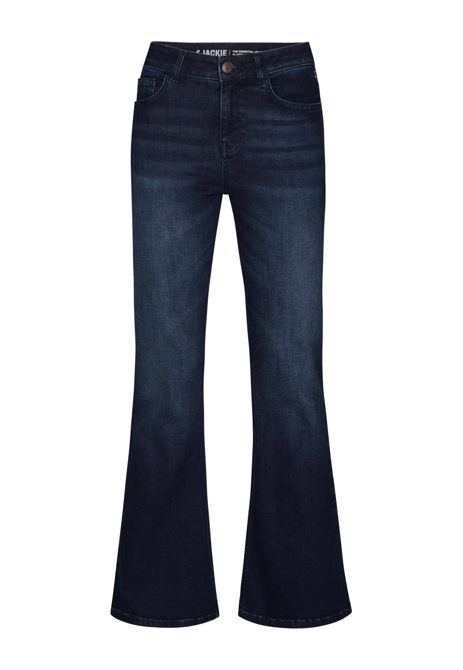 Hot Miss Etam Jeans flared leg blauw 32" Dark denim