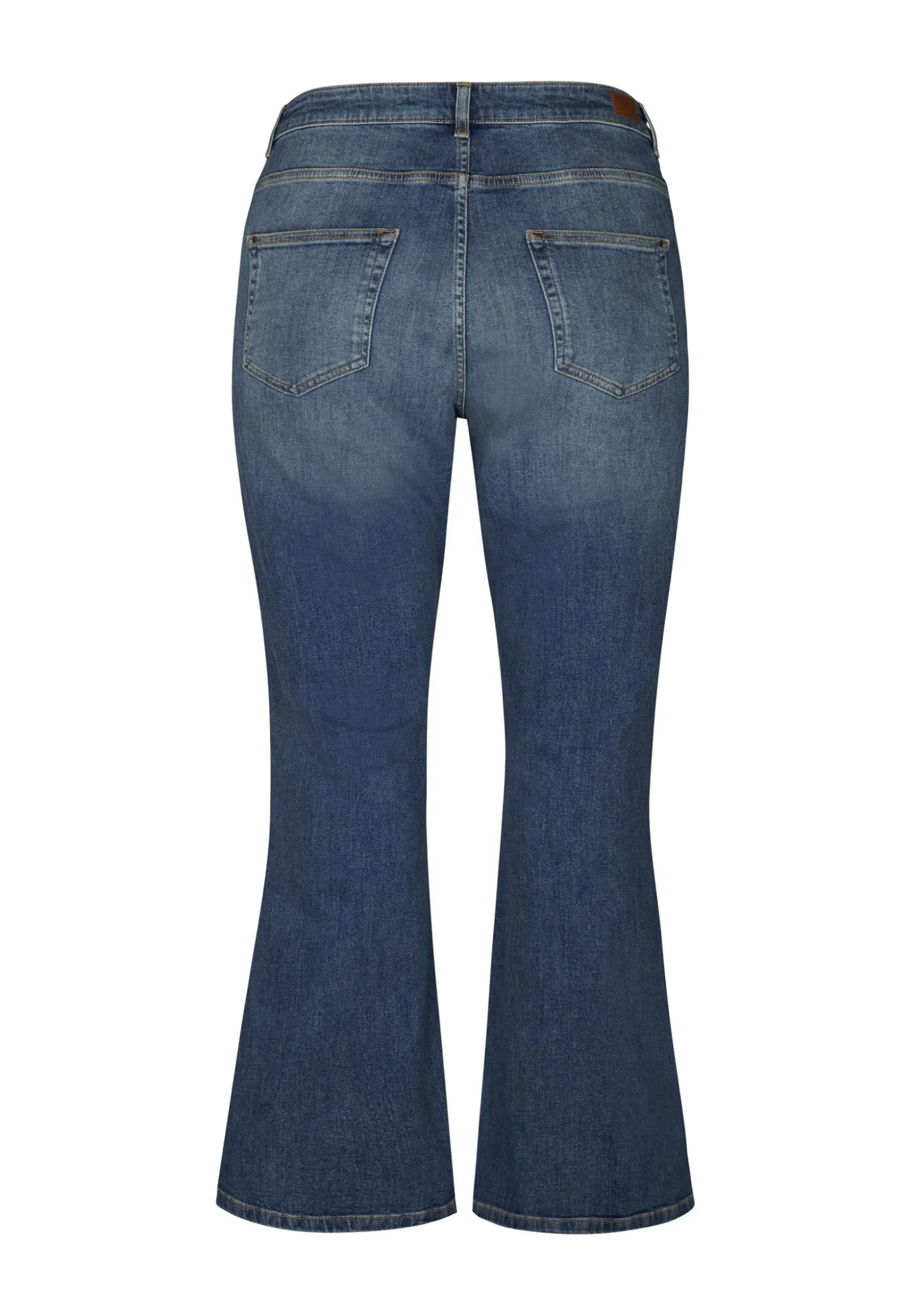 Best Miss Etam Jeans flared leg blauw 32" Medium denim