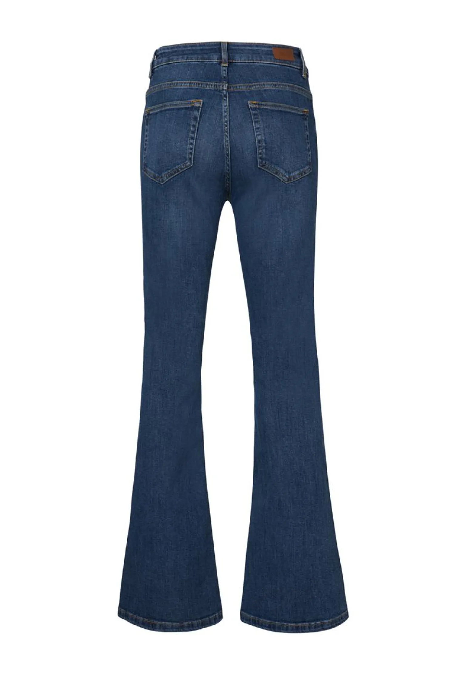 Outlet Miss Etam Jeans flared leg blauw 36" Medium denim