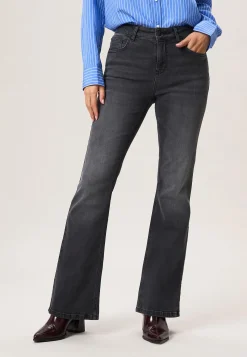 New Miss Etam Jeans flared leg grijs Mid grey denim
