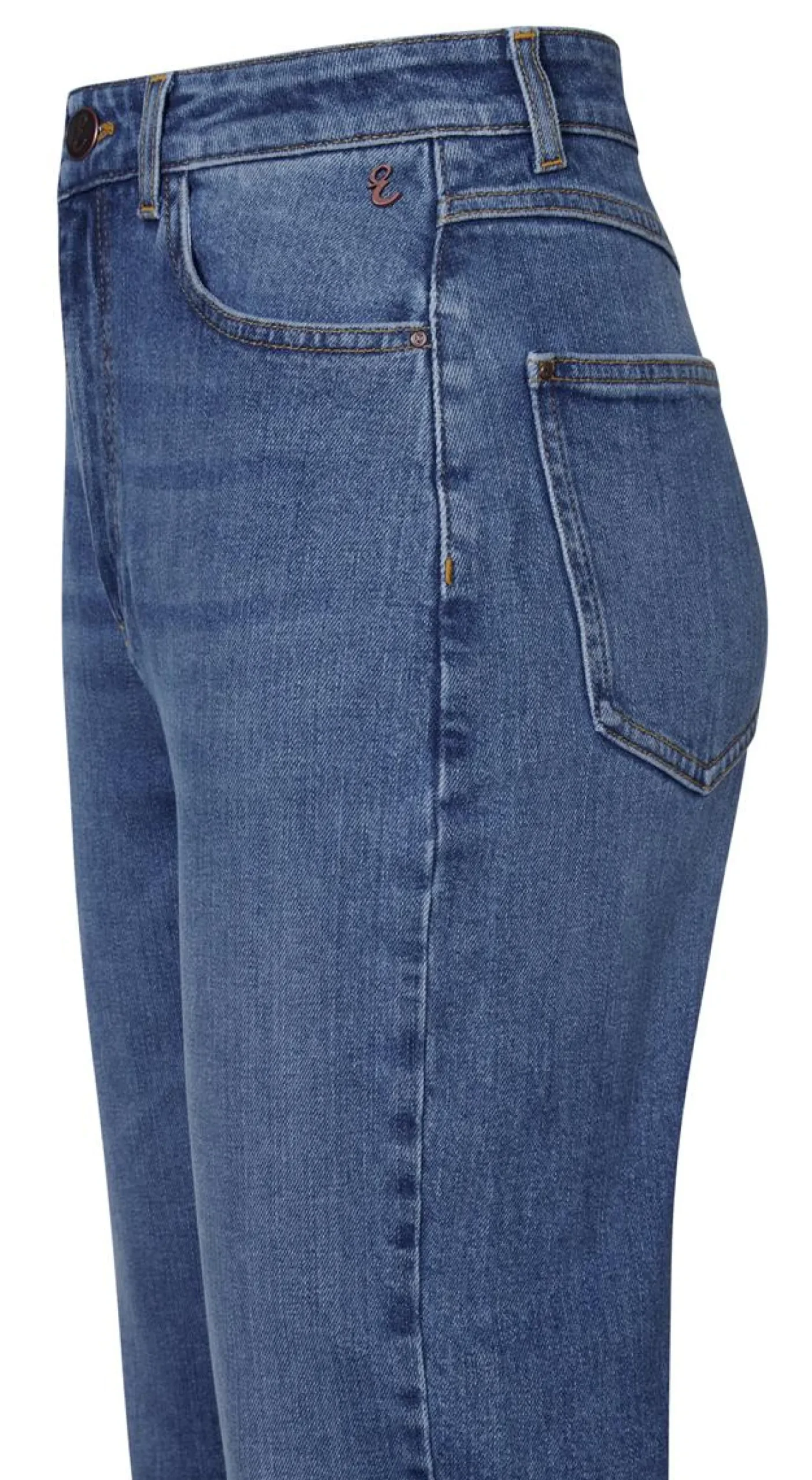 New Miss Etam Jeans mom fit blauw Medium denim