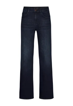 New Miss Etam Jeans relaxed straight fit blauw 32" Dark denim