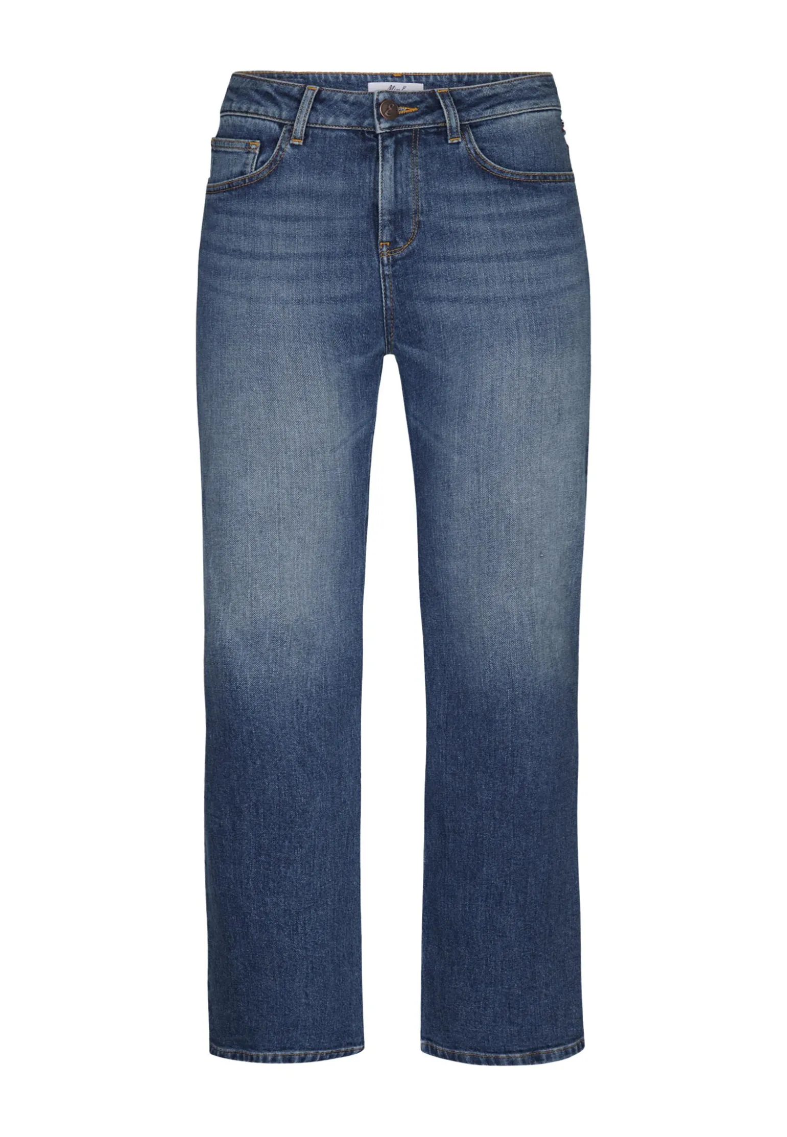 Clearance Miss Etam Jeans relaxed straight fit blauw 32" Medium denim