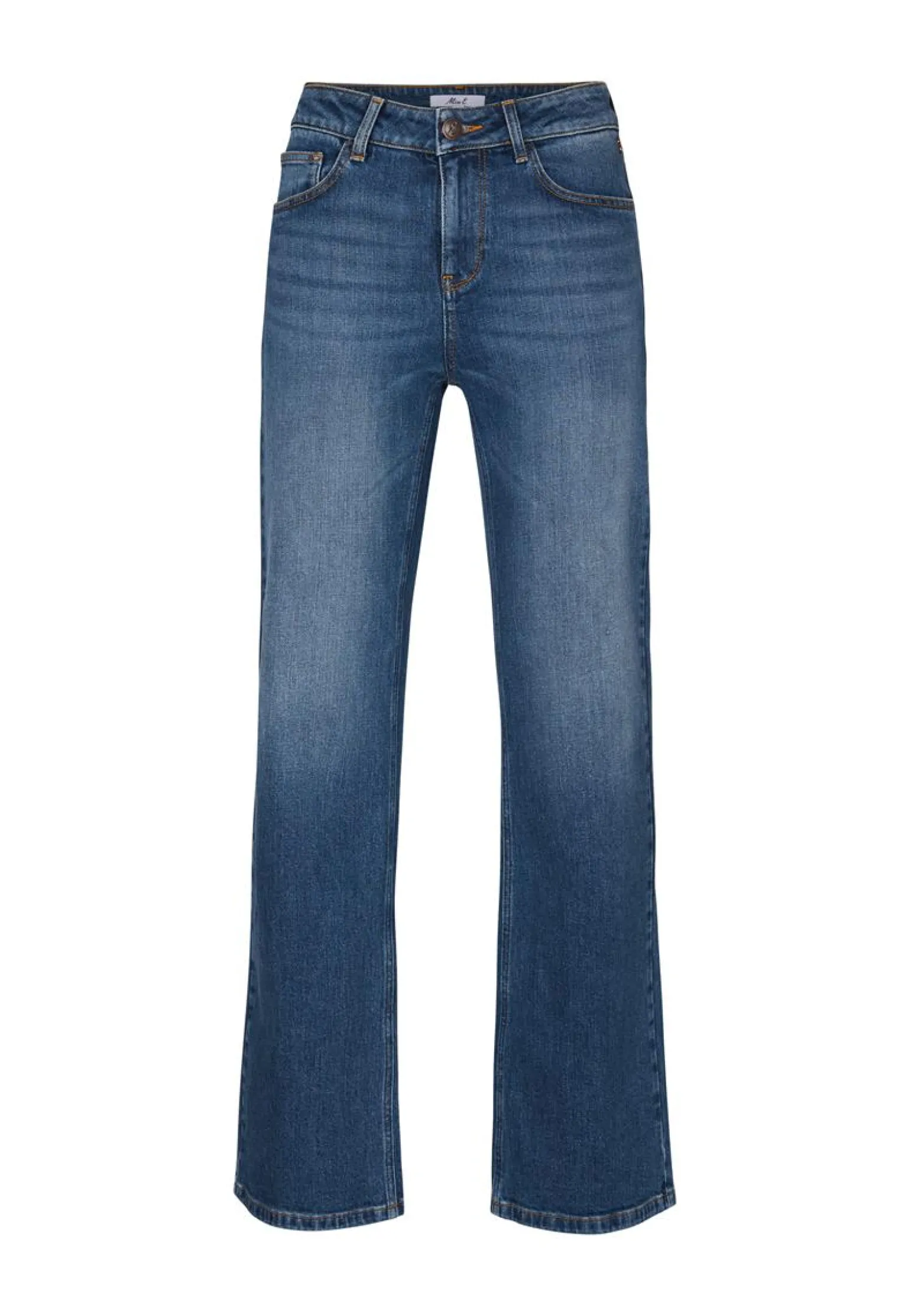 Sale Miss Etam Jeans relaxed straight fit blauw Medium denim