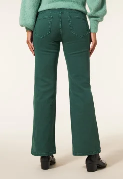 Best Miss Etam Jeans relaxed straight fit groen 32