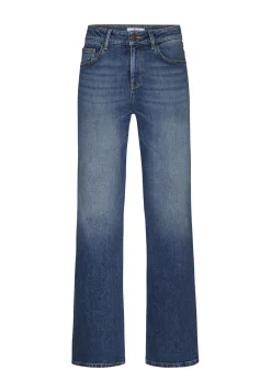 Online Miss Etam Jeans relaxed straight fit blauw 28" Medium denim