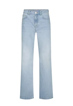 Best Miss Etam Jeans relaxed straight fit blauw Bleached