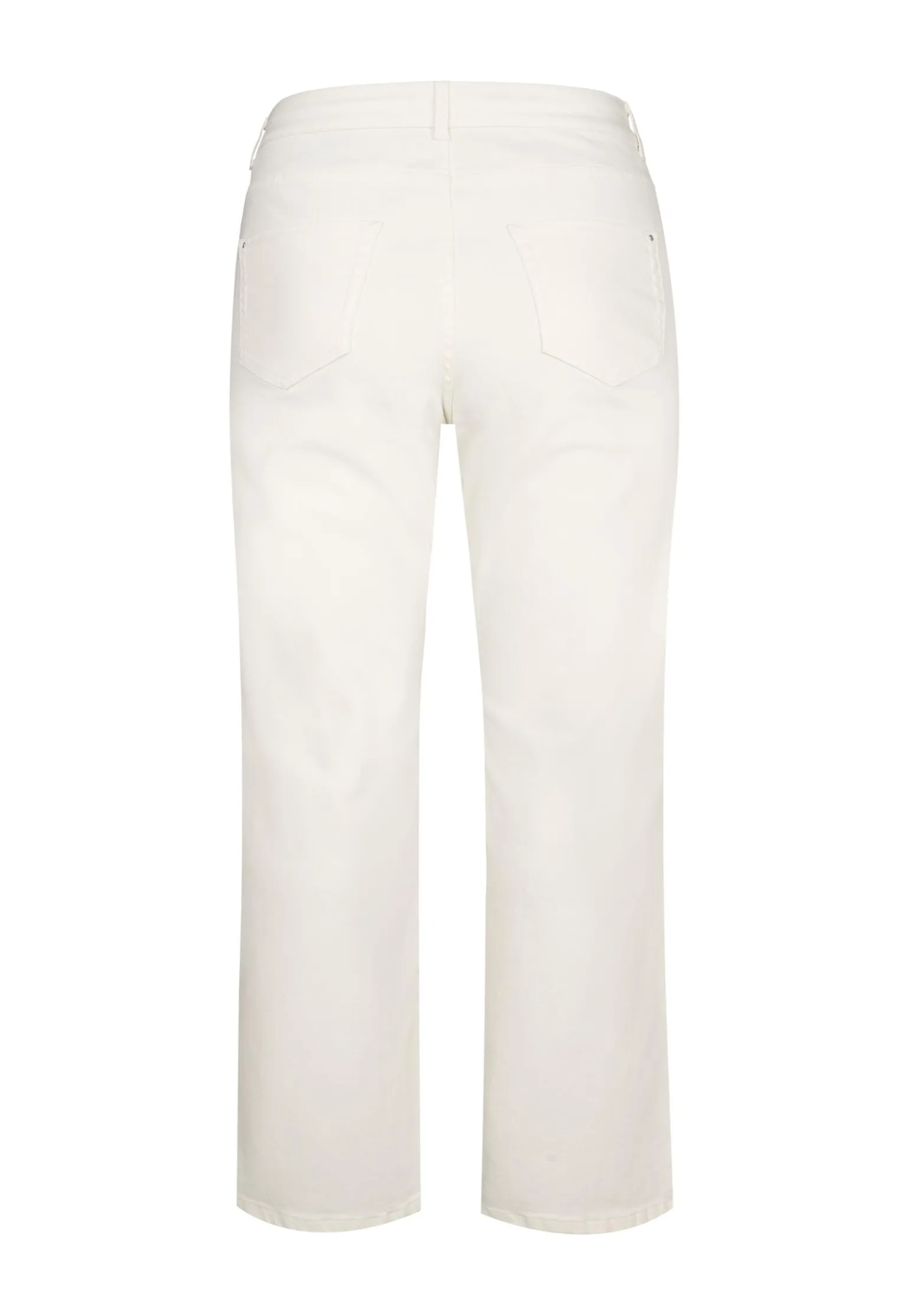 Sale Miss Etam Jeans relaxed straight fit 32" Ecru