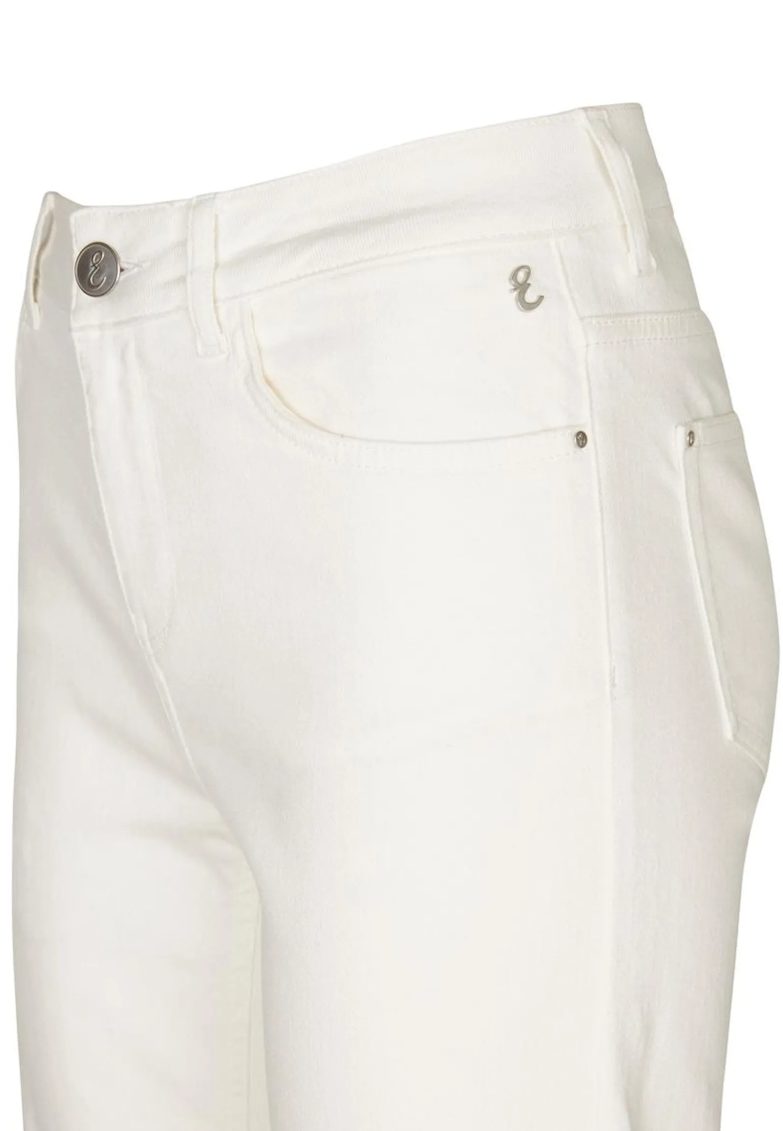 Discount Miss Etam Jeans relaxed straight fit Ecru