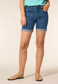 Outlet Miss Etam Jeans short blauw Medium denim