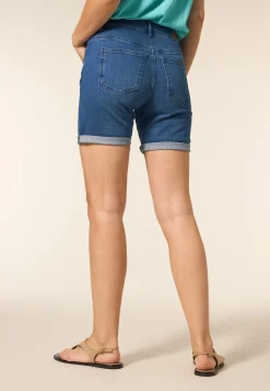 Outlet Miss Etam Jeans short blauw Medium denim