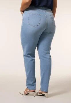 Outlet Miss Etam Jeans slim fit blauw Bleached
