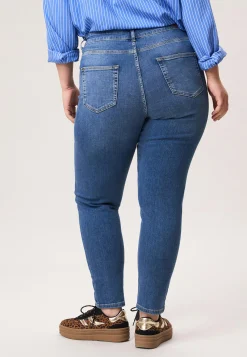Miss Etam Jeans slim fit blauw Medium denim