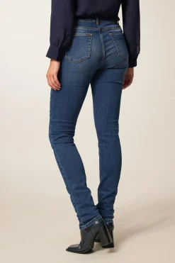 Miss Etam Jeans slim fit blauw Medium denim