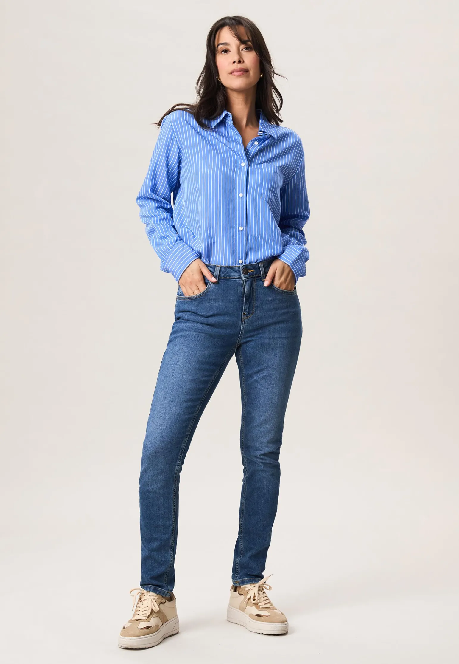 Clearance Miss Etam Jeans slim fit blauw Medium denim