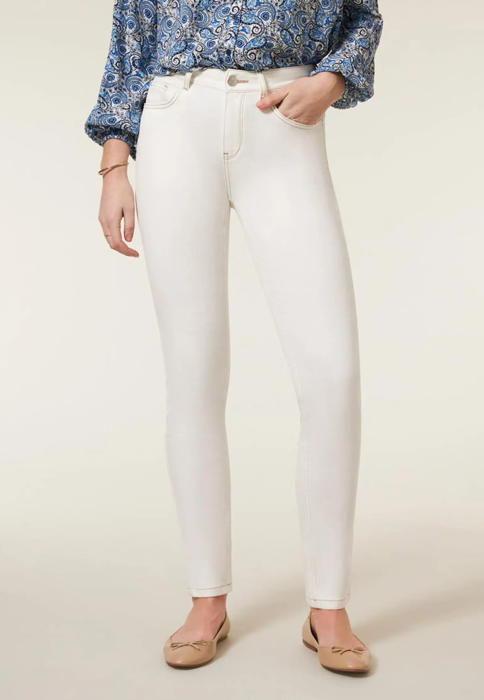 Best Miss Etam Jeans slim fit 32" Ecru