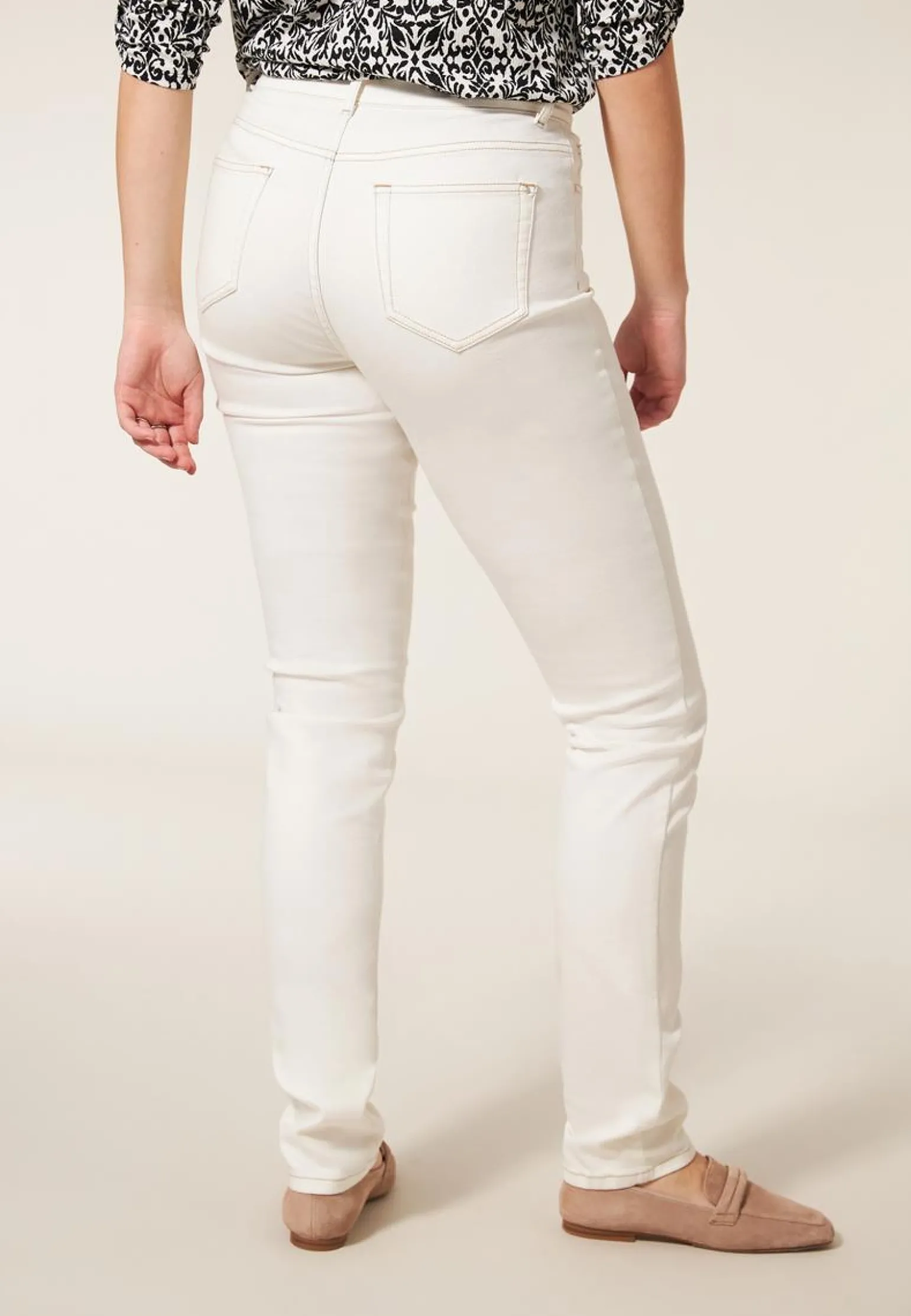 Sale Miss Etam Jeans slim fit 36" Ecru