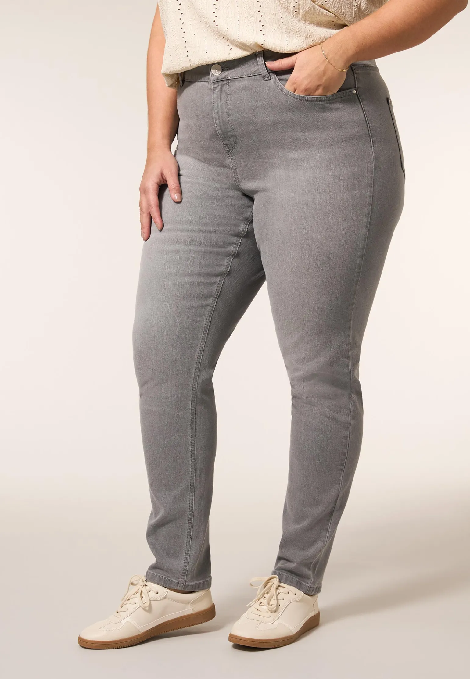 Miss Etam Jeans slim fit Grijs