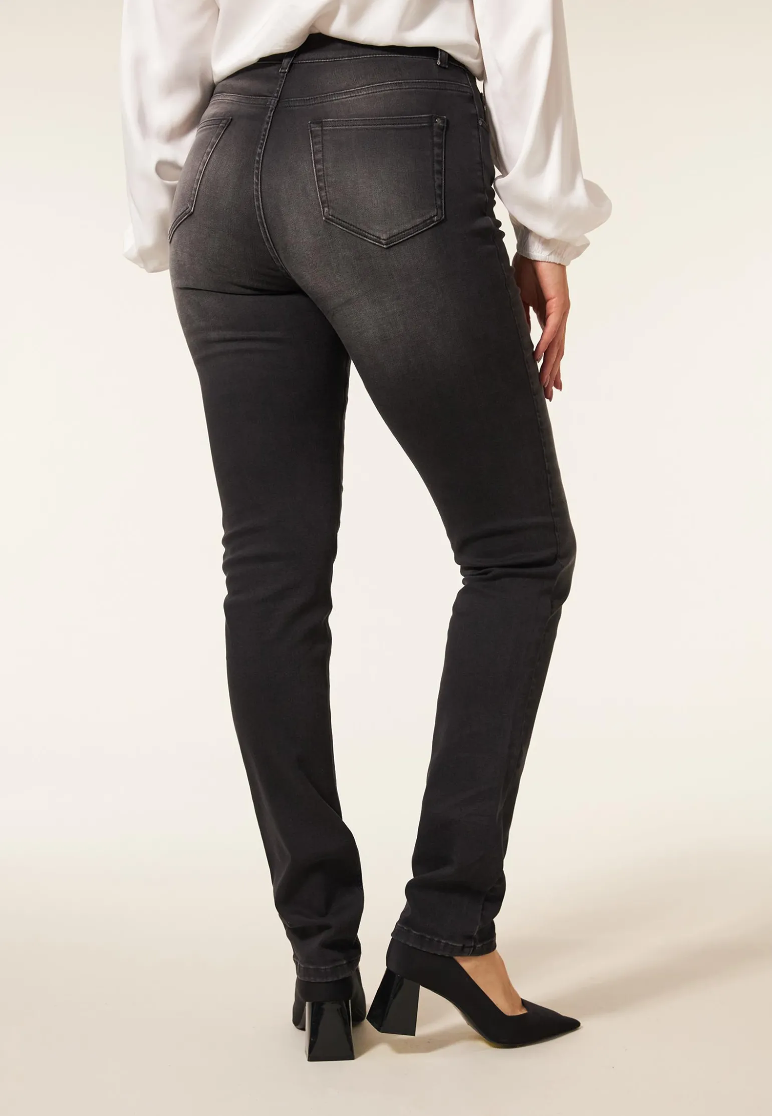 Discount Miss Etam Jeans slim fit 36" Grijs