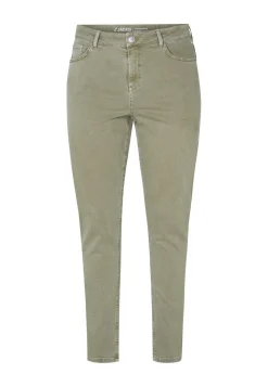 Discount Miss Etam Jeans slim fit groen Licht olijfgroen