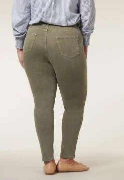 Discount Miss Etam Jeans slim fit groen Licht olijfgroen