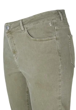 Discount Miss Etam Jeans slim fit groen Licht olijfgroen